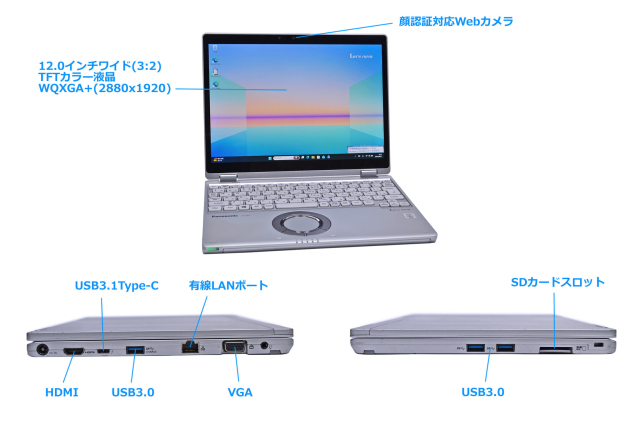 ゲリラセール!! LTE 2-in-1 Panasonic Let's note QV9 Core i5 10310U
