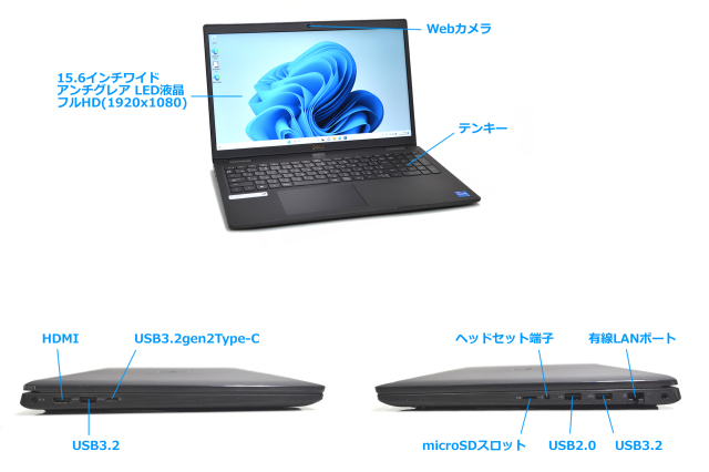Wi-Fi6 フルHD DELL Latitude 3520 第11世代 Core i5 1135G7 M 