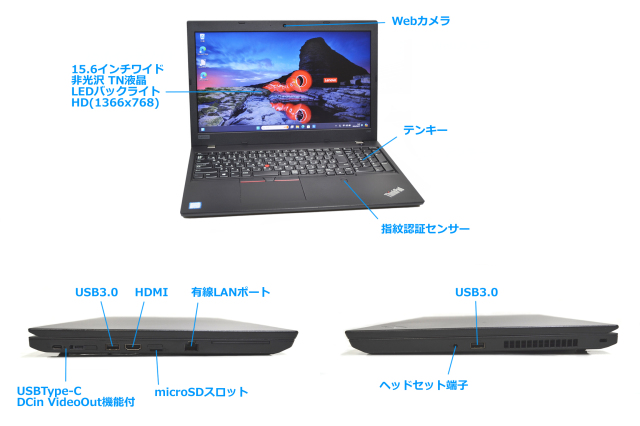 ノートパソコン Lenovo ThinkPad L580 第8世代 Core i3 8130U 新品 