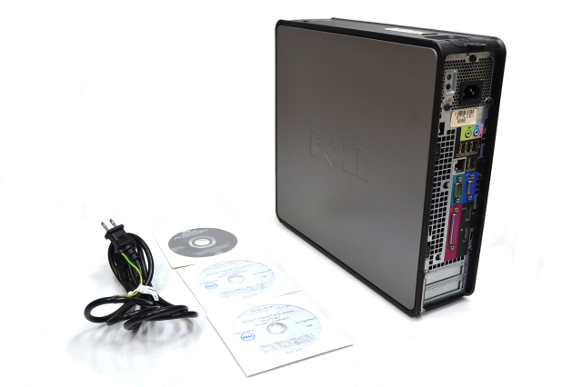 WindowsXP 省スペースパソコン DELL Optiplex780 Core2Duo E7500 