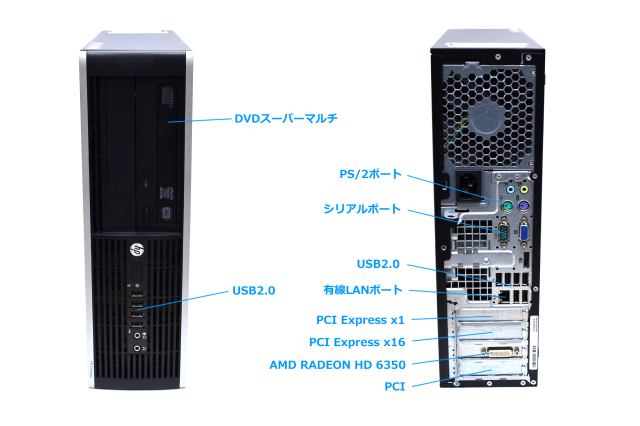 中古パソコン Windows10 64bit 4コア8スレッド Core i7 2600 (3.40GHz 