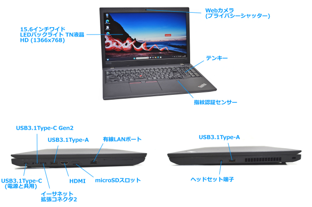 ノートパソコン Lenovo ThinkPad L590 Core i5 8265U 新品