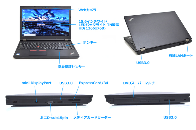 実用的な2万円パソコン。速度も問題なし。お買い得品！Thinkpad L570