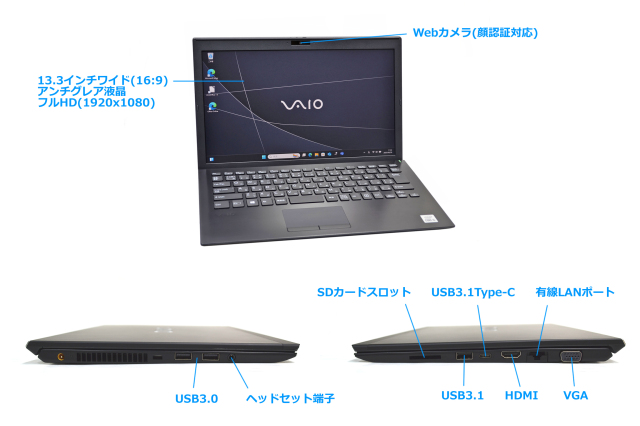 VAIO Pro PK i7第10世代 /顔認証/14インチFHD/Office VAIO Pro PK i7第10世代 /顔認証/14インチFHD/Office（14.0型
