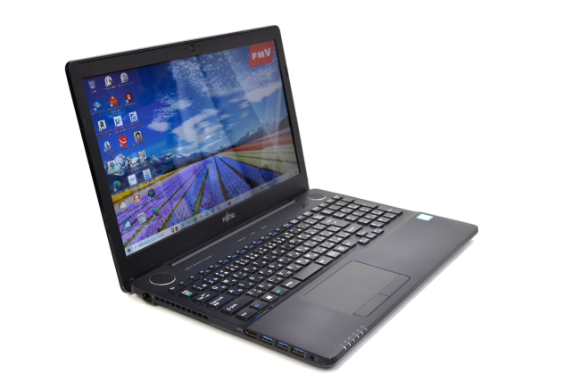 新品SSD512G フルHD Blu-ray 中古ノートパソコン 富士通 LIFEBOOK AH53  