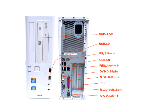中古パソコン EPSON Endeavor AT991E デュアルコア Celeron