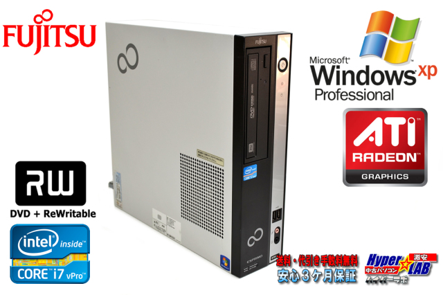 WindowsXP DtoD シリアル/パラレル 中古パソコン 富士通 ESPRIMO D751 