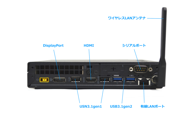 小型パソコン Wi-Fi Lenovo ThinkCentre M720Q Tiny Pentium Gold 