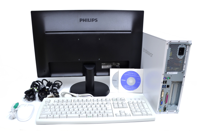 フルHD 23.6型液晶セット 中古パソコン EPSON Endeavor AT992E