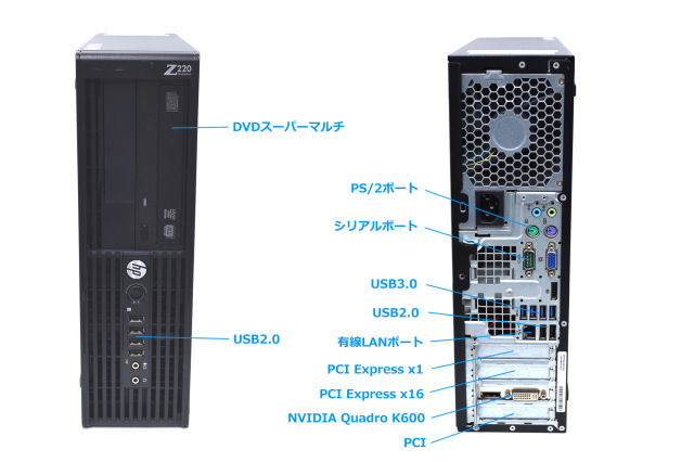 超美品☆HPZ210 Xeon E3 1225 12GB 500GB Win10（HP Z210 Workstation 