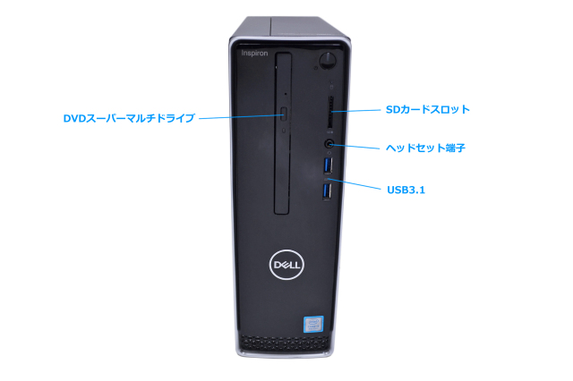 Wi-Fi Bluetooth デスクトップ HDMI DELL Inspiron 3470 6コア Core i5