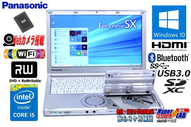 中古ノートパソコン Panasonic Let