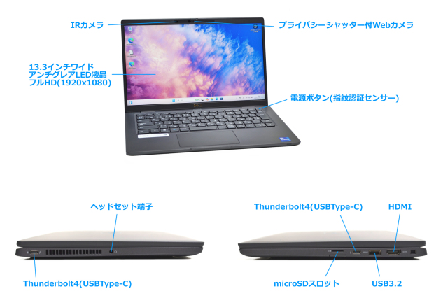 新品マザー 顔認証 Wi-Fi6 フルHD DELL Latitude 7320 第11世代 Core 