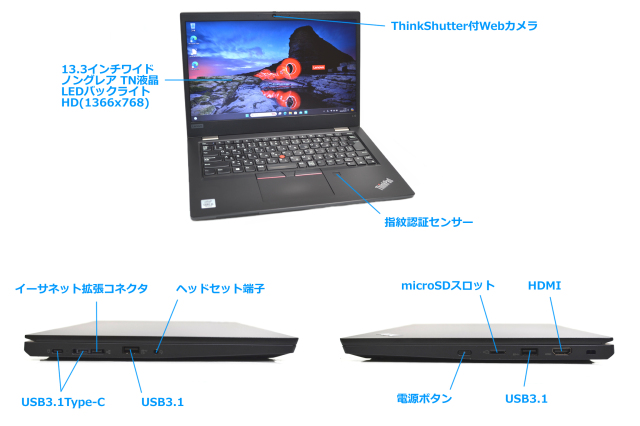訳あり 13.3型 Windows11 Lenovo ThinkPad L13 第10世代 Core i5 