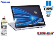 セール!! 2-in-1 SIMフリー Wi-Fi6 Panasonic Let's note QV9 12.0型 WQXGA+ Core i5 10310U 顔認証 m.2SSD256G メモリ8G Windows11