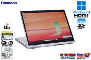 ゲリラセール!! LTE Wi-Fi6 Panasonic Let's note QV9 2-in-1 Core i5 10310U m.2SSD256G メモリ8G 顔認証 Windows11