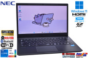 FHD 14.0型 NEC VersaPro VKT42/M-9 Core i5 1135G7 IrisXe m.2SSD128G メモリ8G Wi-Fi6 Webカメラ USBType-C Windows11