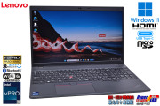 訳あり Lenovo ThinkPad L15 Gen3 第12世代 Core i5 1245U フルHD 顔認証 m.2SSD256G メモリ8G USB4 Wi-Fi6E Webカメラ Windows11