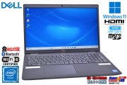 Wi-Fi6 Webカメラ 15.6型 DELL Latitude 3520 第11世代 Celeron 6305 M.2SSD256G メモリ8G USBType-C microSD Windows11