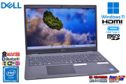ノートパソコン 15.6型 DELL Latitude 3510 Celeron 5205U m.2SSD256G HDD500G メモリ8G Wi-Fi USBType-C Webカメラ Windows11