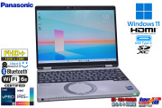 FHD+ 12.4型 Panasonic Let's note SR3 第12世代 Core i7 1270P IrisXe メモリ16G M.2SSD512G Wi-Fi6E 顔認証 Windows11