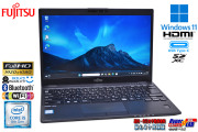 フルHD 顔認証 Windows11 軽量 13.3型 モバイル 富士通 LIFEBOOK U939/B Core i5 8365U M.2SSD256G メモリ8G Wi-Fi USBType-C