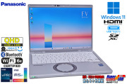 14.0型 QHD Panasonic Let's note FV4 第13世代 Core i5 1345U IrisXe メモリ16G m.2SSD256G Wi-Fi6E 顔認証 USBType-C Windows11