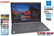 SALE!! フルHD Windows11 Lenovo ThinkPad L590 4コア8スレッド Core i5 8265U M.2SSD256G USBType-C Wi-Fi メモリ8G Webカメラ