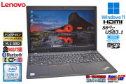 SALE!! フルHD Windows11 Lenovo ThinkPad L590 4コア8スレッド Core i5 8265U M.2SSD256G USBType-C Wi-Fi メモリ8G Webカメラ