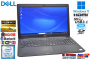 訳あり フルHD 15.6型 DELL Latitude 3500 Core i5 8265U メモリ8G M.2SSD256G HDD500G Webカメラ USBType-C Wi-Fi Windows11