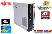 WindowsXP DtoD シリアル/パラレル 中古パソコン 富士通 ESPRIMO D751/C Core i7-2600 RADEON メモリ4G HDD500G マルチ