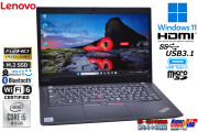 顔認証 Wi-Fi6 フルHD Lenovo ThinkPad X13 第10世代 Core i5 10210U M.2SSD256G メモリ8G Webカメラ USBType-C Windows11