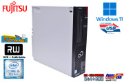 Windows11 富士通 ESPRIMO D588/BX Core i5 9500 m.2SSD256G HDD500G メモリ8G マルチ デスクトップ 省スペース