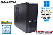 ゲーミングPC RTX2080ti Galleria ZZ 9900K Core i9 9900K メモリ32GB m.2SSD512G HDD3TB タワー型 デスクトップ