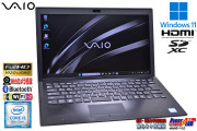 13.3型 フルHD VAIO Pro PG VJPG11C11N Core i5 8250U メモリ8G M.2SSD256G Webカメラ Wi-Fi SDXC Windows11