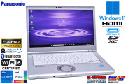 美品 フルHD 14型 Panasonic Let's note LV1 Core i5 1145G7 IrisXe M.2SSD256G メモリ8G 顔認証 Wi-Fi6 USBType-C Windows11