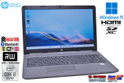 ノートパソコン 新品SSD512G HP 250 G7 NoteBook PC Core i3 1005G1 Webカメラ Wi-Fi メモリ8G マルチ Windows11