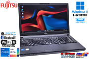 Wi-Fi6 顔認証 15.6型 富士通 LIFEBOOK A5511/G Core i5 1145G7 m.2SSD256G メモリ8G Webカメラ HDMI Windows11