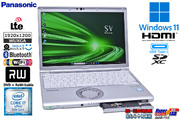 SIMフリー 12.1型 Panasonic Let's note SV8 Core i7 8665U メモリ16G m.2SSD512G Wi-Fi マルチ 顔認証 Webカメラ Windows11