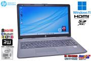 新品SSD512G HP 250 G7 NoteBook PC 15.6型 ノートパソコン Core i3 1005G1 メモリ8G マルチ Webカメラ Wi-Fi Windows11