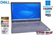フルHD 15.6型 DELL Latitude 3510 Core i5 10210U M.2SSD256G HDD500G メモリ8G Webカメラ USBType-C Wi-Fi Windows11
