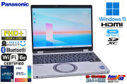 12.4型 FHD+ 第13世代 Core i5 1345U IrisXe Panasonic Let's note SR4 メモリ16G M.2SSD256G  顔認証 Webカメラ Wi-Fi6E Windows11