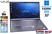 SIMフリー フルHD 14.0型 VAIO Pro PK VJPK11C12N Core i5 8265U Webカメラ M.2SSD256G メモリ8G Wi-Fi USBType-C Windows11