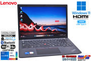 良品 13.3型 WUXGA メモリ16G Lenovo ThinkPad X13 gen3 第12世代 Core i5 1235U M.2SSD256G Webカメラ USB4Type-C Windows11