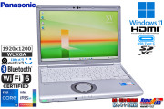 12.1型 WUXGA Panasonic Let's note SV1 Core i5 1145G7 IrisXe メモリ16G M.2SSD256G 顔認証 Webカメラ Wi-Fi6 Windows11