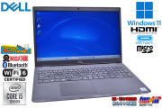 m.2SSD256G HDD500G 15.6型 DELL Latitude 3510 Core i5 10310U Wi-Fi6 Webカメラ メモリ8G USBType-C Windows11