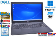 Windows11 フルHD 15.6型 DELL Latitude 3500 Core i5 8265U M.2SSD256G HDD500G メモリ8G Webカメラ USBType-C Wi-Fi