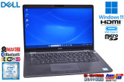 Webカメラ 13.3型 DELL Latitude 5300 Core i5 8365U メモリ8G M.2SSD128G Wi-Fi Bluetooth USBType-C Windows11