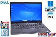 Windows11 モバイルノート DELL Latitude 5300 Core i5 8365U M.2SSD256G メモリ8G Webカメラ Wi-Fi USBType-C