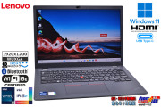 WUXGA Lenovo ThinkPad L13 gen3 第12世代 Core i5 1235U IrisXe メモリ16G M.2SSD256G Wi-Fi6E USB4Type-C 顔認証 Windows11